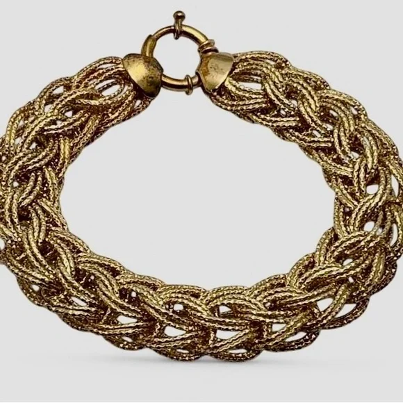 Technibond 925 Sterling Silver Diamond Cut Chain Link Bracelet - Picture 4 of 6